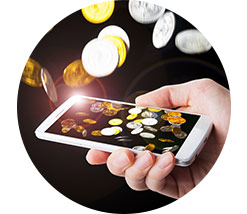With BlueOrange you can use your bonuses to buy shares.