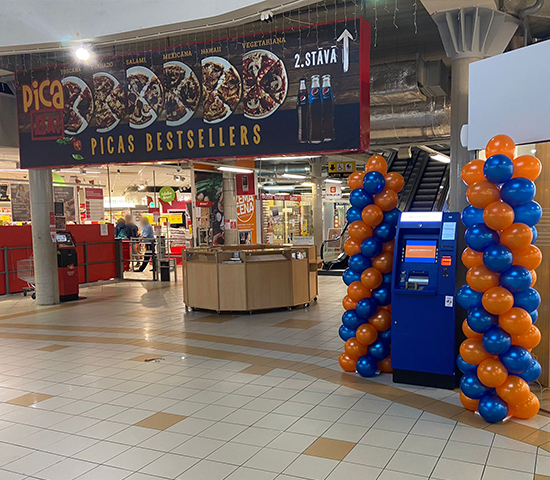 BlueOrange ATM with a contactless cash deposit/withdrawal function is installed in a large shopping and entertainment centre “Ditton” in Daugavpils.