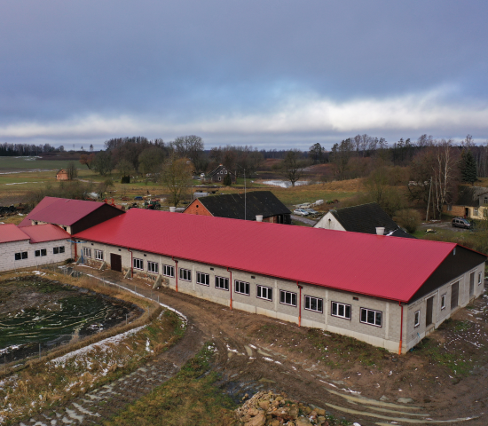 The farm “Bukas” in Dobele region has implemented a large-scale project for the development of dairy farming through attracted financing from BlueOrange Bank.