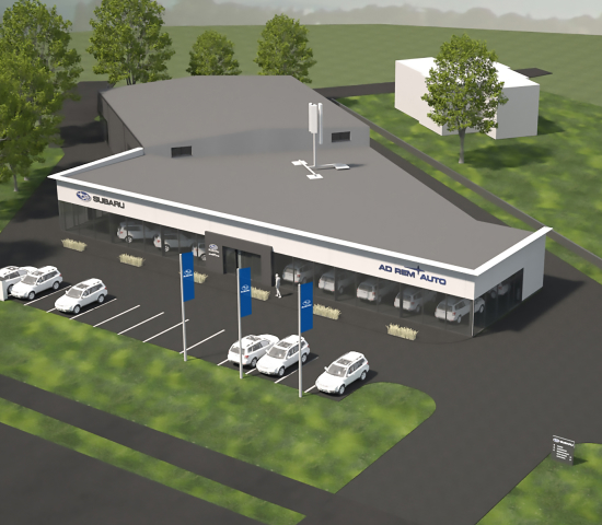 With BluOr Bank’s financing in the amount of EUR 2.14 million, the construction of Europe’s largest Subaru car centre has begun in Ulmaņa gatve.