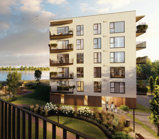 При поддержке BluOr Bank начато строительство жилого проекта “Ķiršu Kalna Mājas” в Дзирциемсе